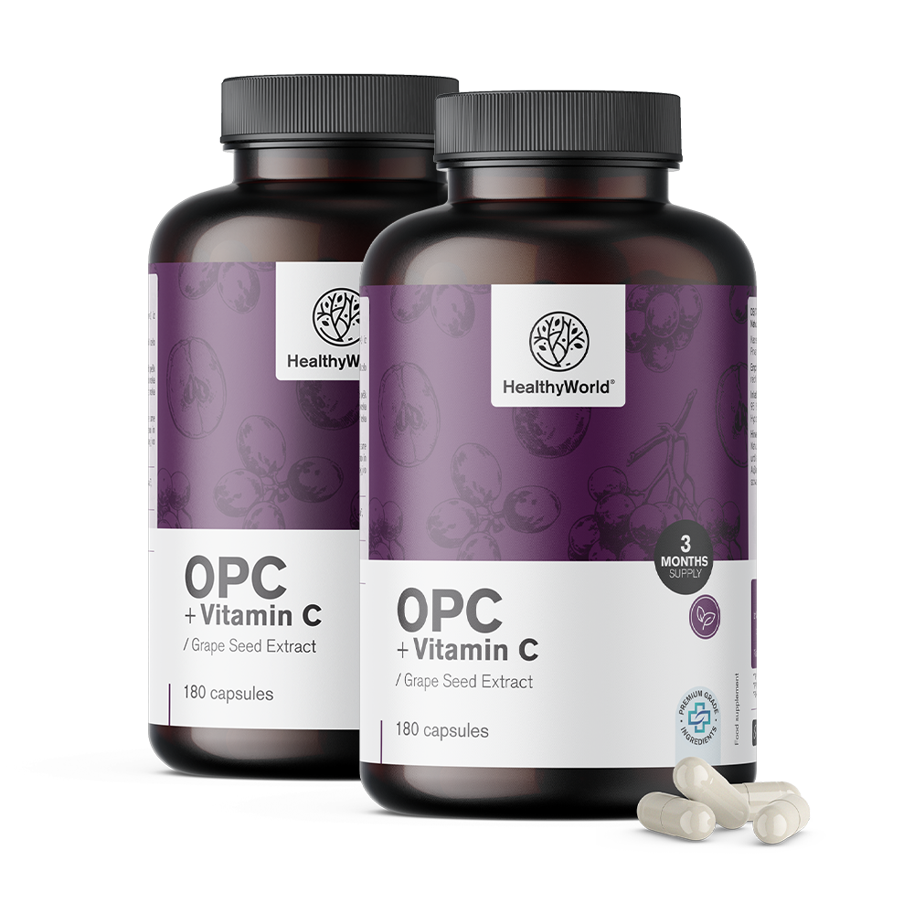 OPC + vitamina C în capsule