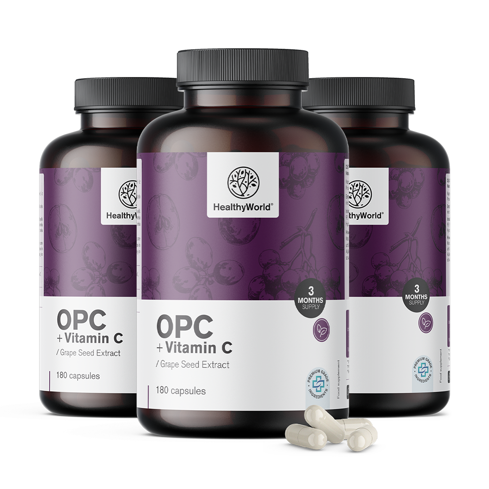 OPC + vitamina C în capsule