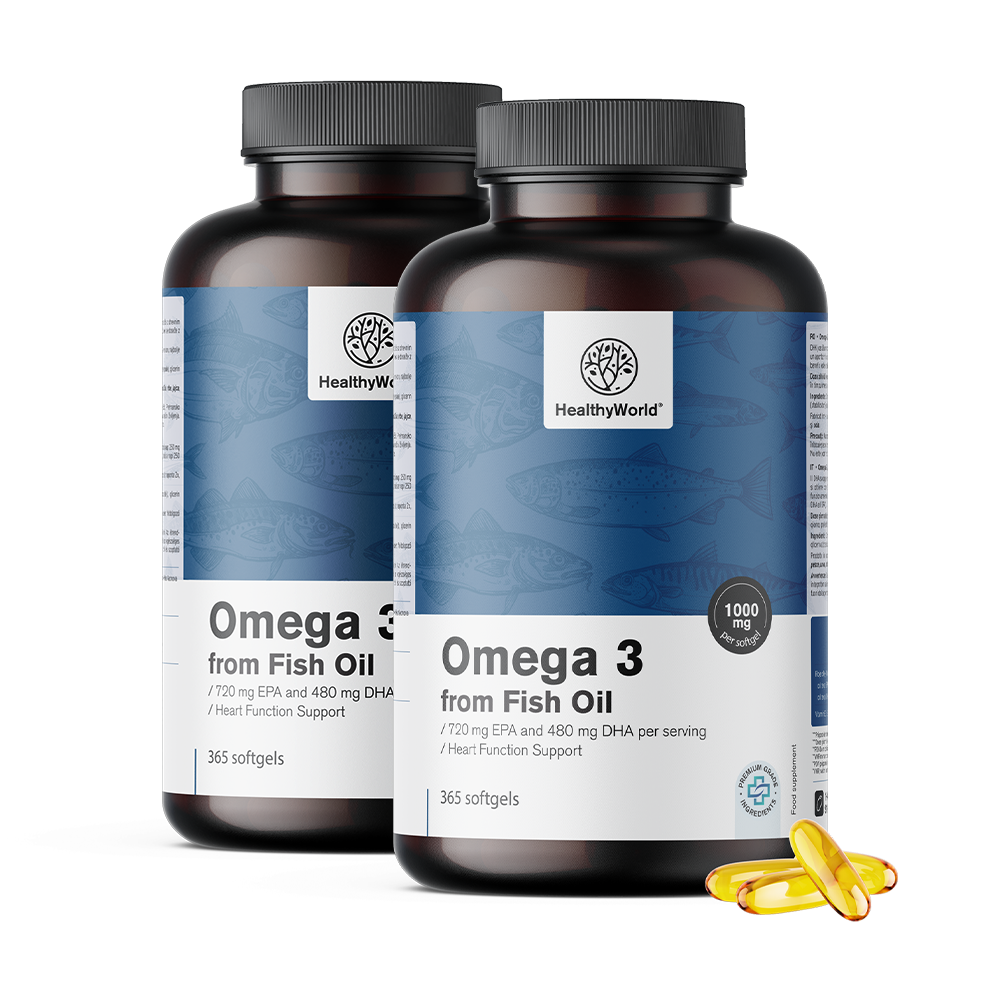 Omega-3 1000 mg cu EPA și DHA