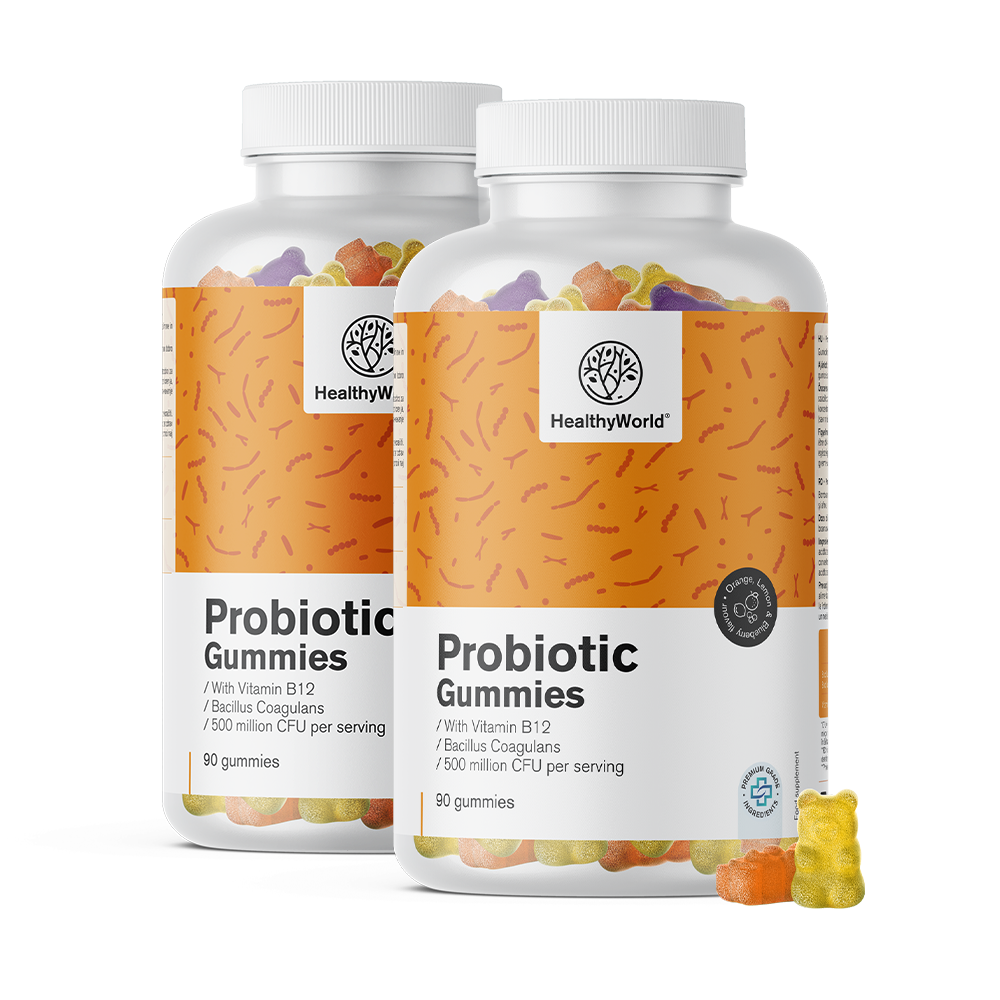 Probiotic - gumă cu culturi microbiologice.