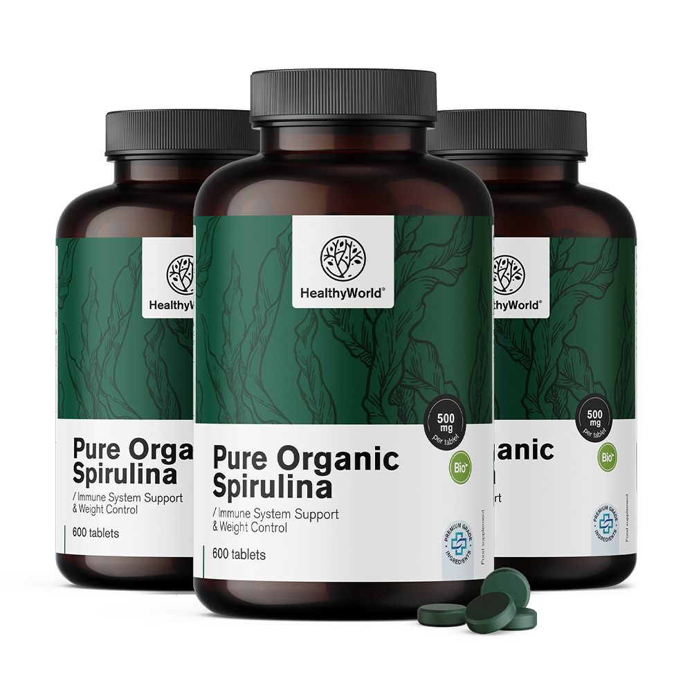 BIO Spirulina 500 mg în comprimate