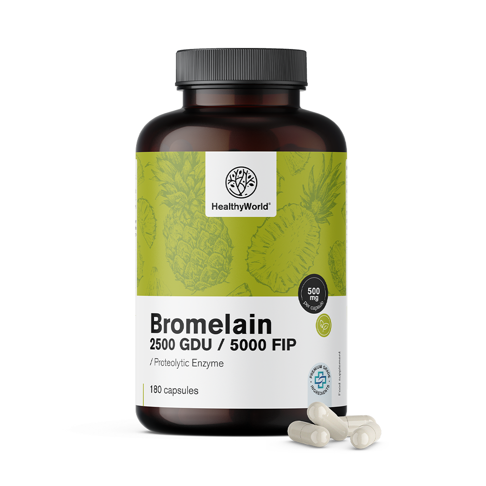 Bromelain 500 mg în capsule