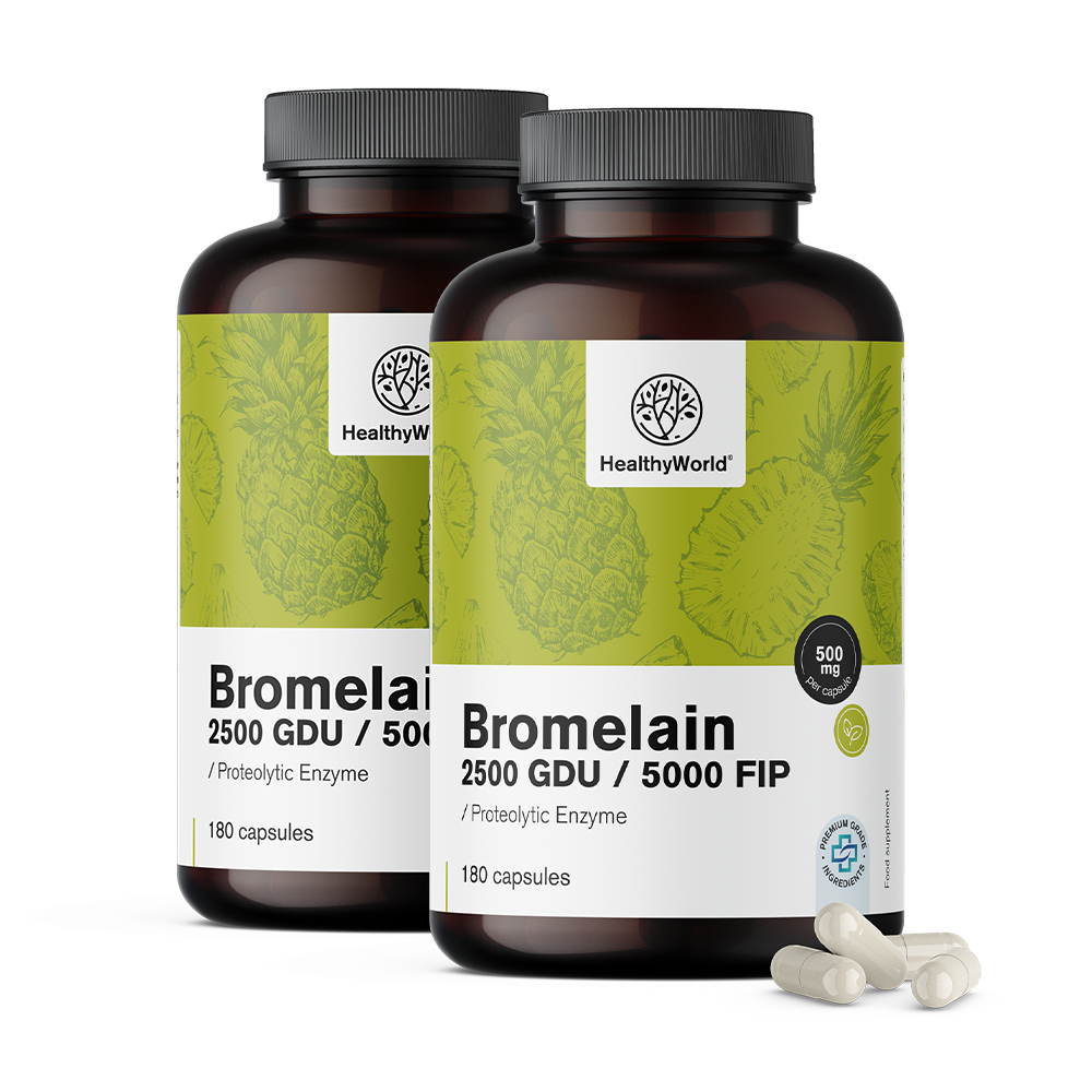 Bromelain 500 mg în capsule