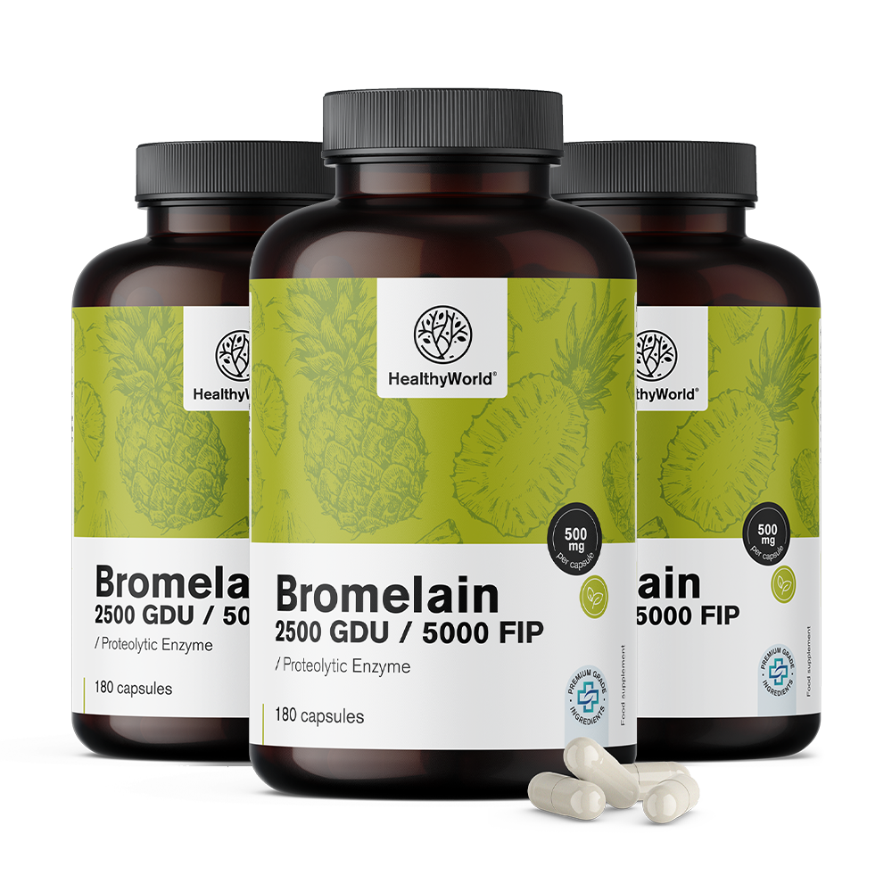 Bromelain 500 mg în capsule