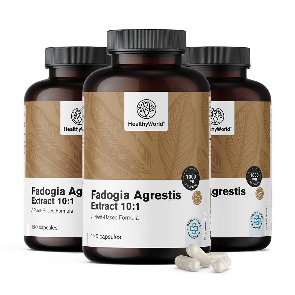 Fadogia Agrestis 1000 mg în capsule.