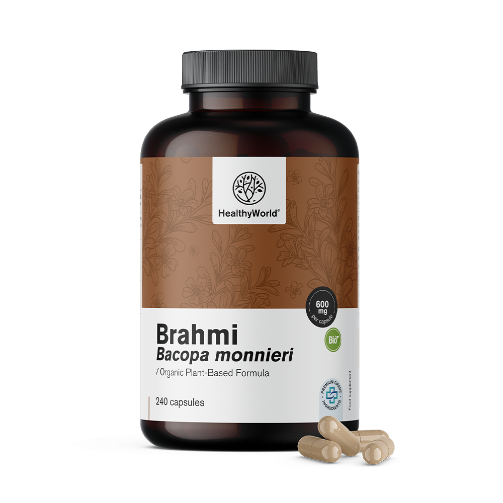 BIO Brahmi 600 mg în capsule.