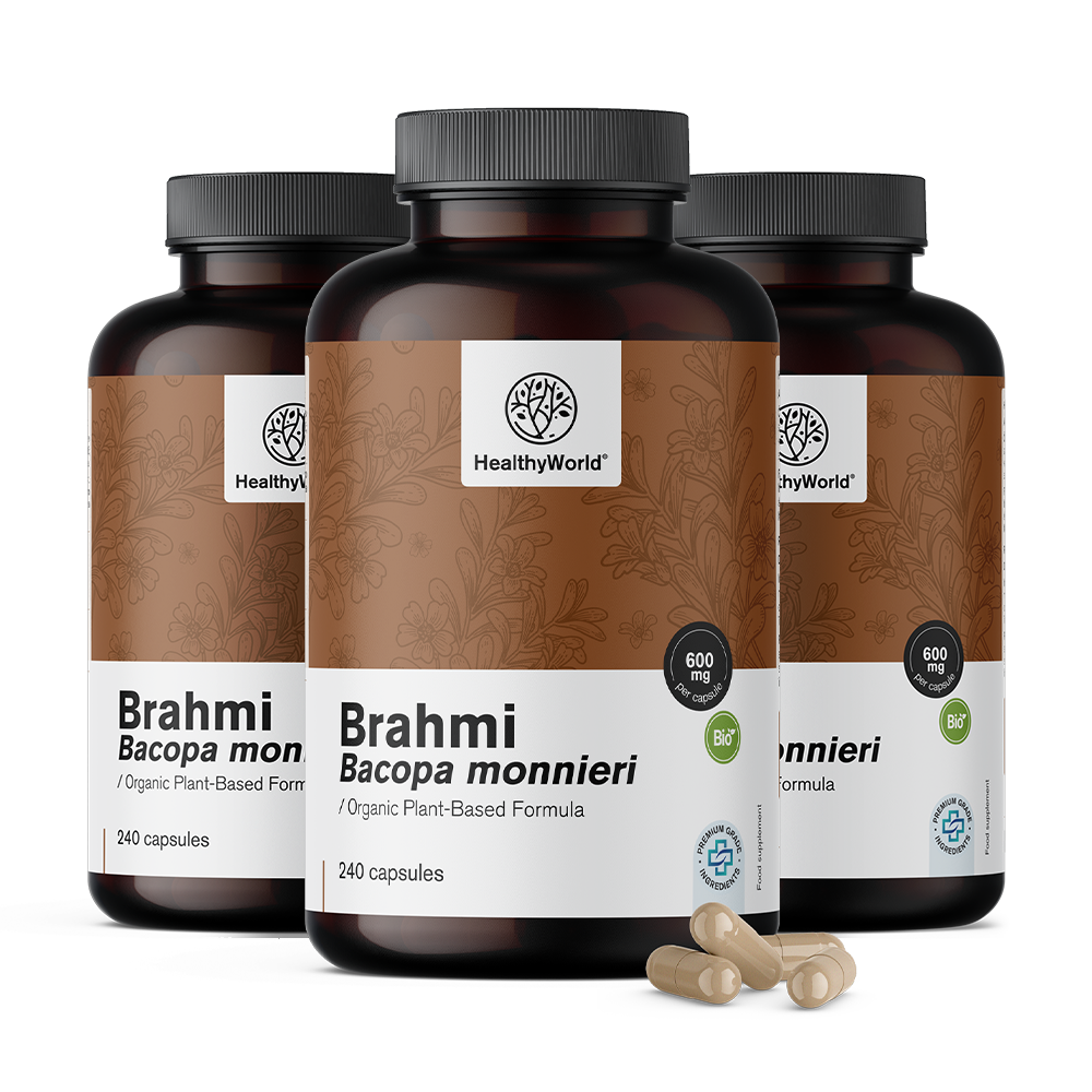 BIO Brahmi 600 mg în capsule.