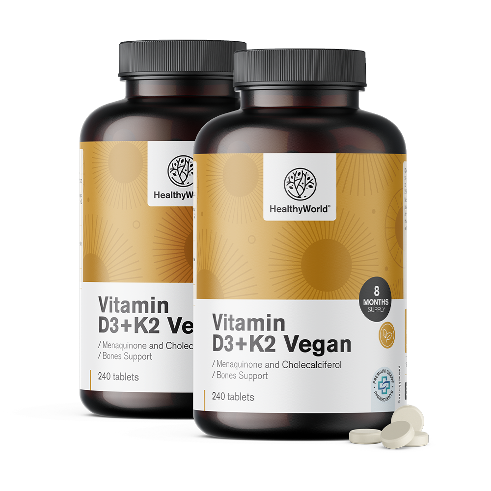 Vitamina D3+K2 vegană