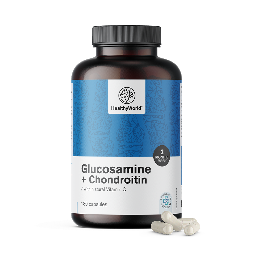 Glucosamina + condroitină cu vitamina C