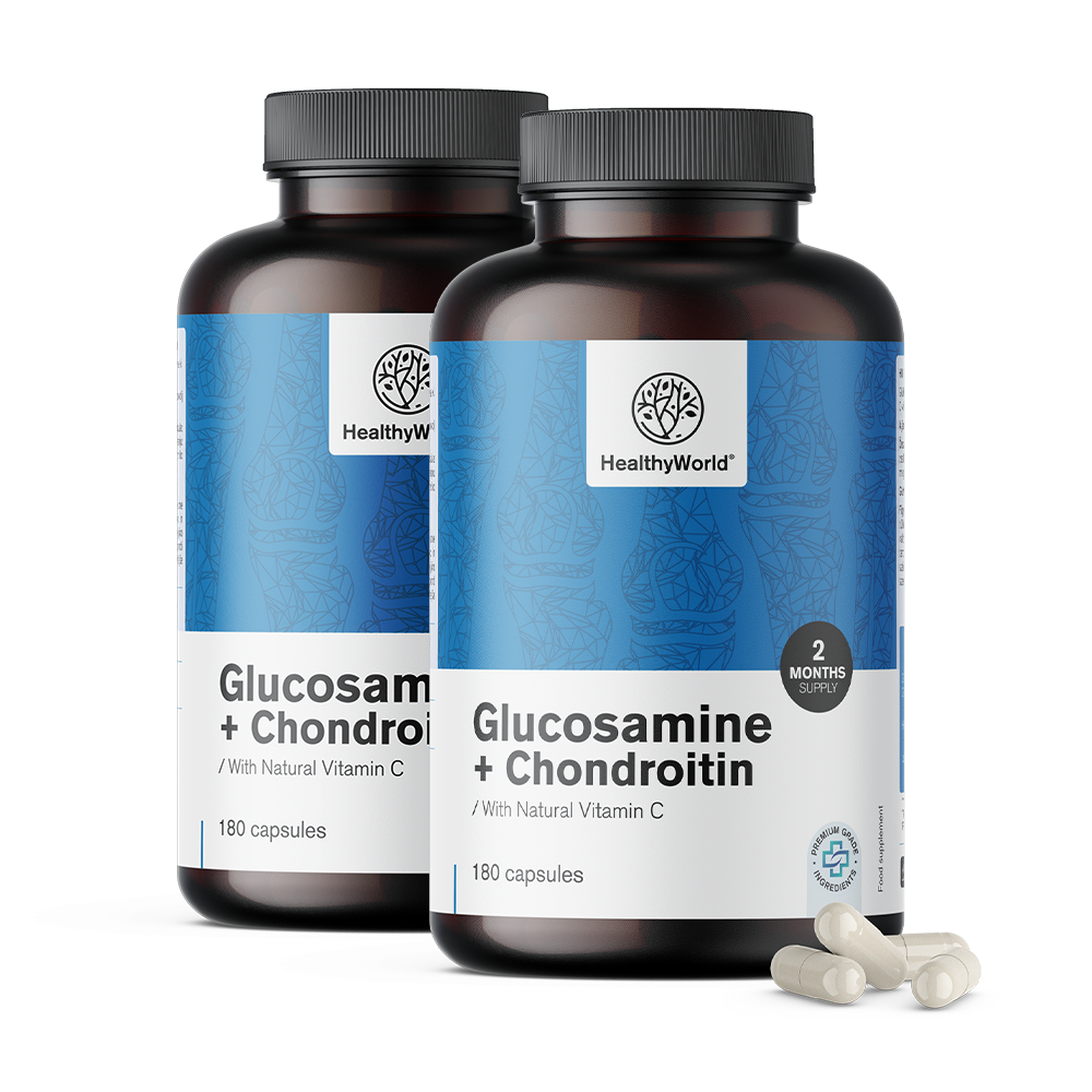 Glucosamina + condroitină cu vitamina C