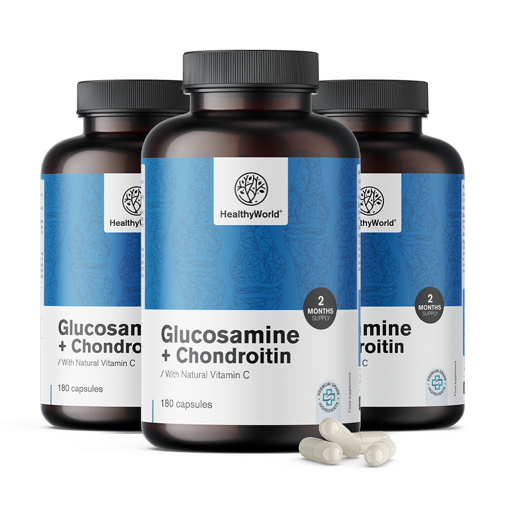 Glucosamina + condroitină cu vitamina C