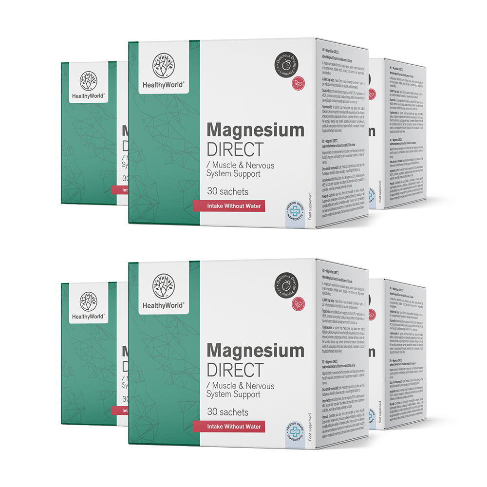 Magneziu DIRECT 400 mg cu aromă de portocale