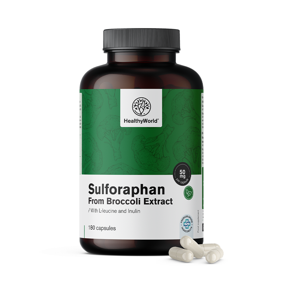 Sulforafan - din extractul de broccoli 50 mg.