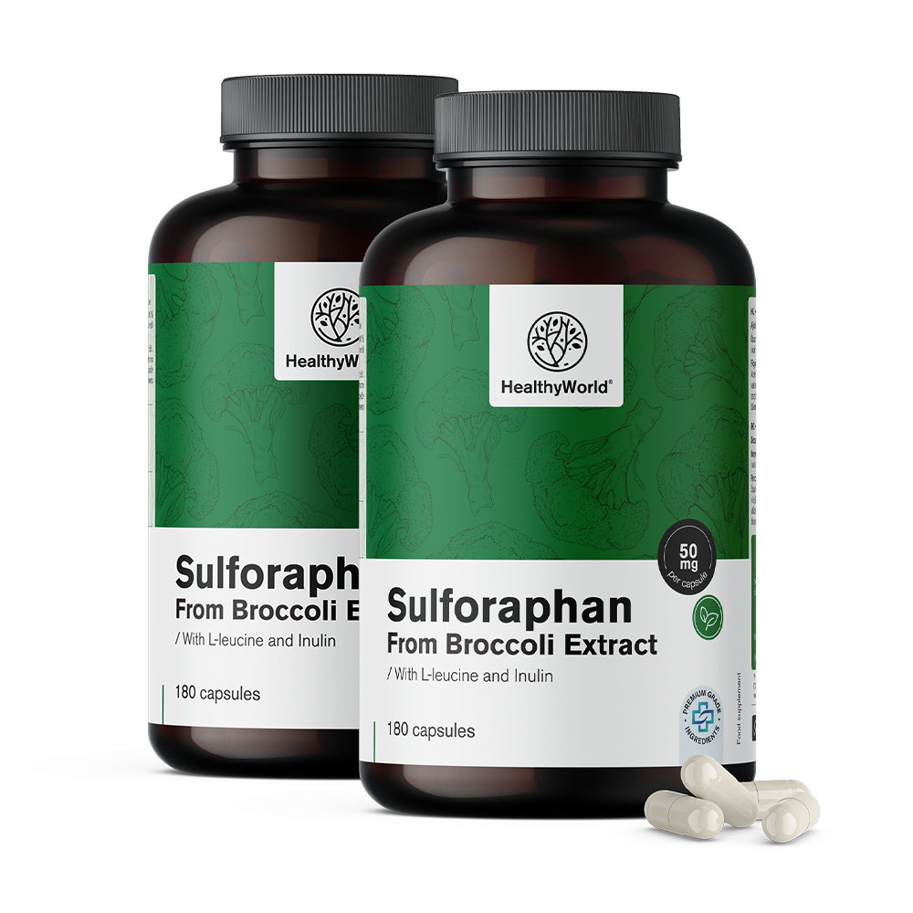 Sulforafan - din extractul de broccoli 50 mg.