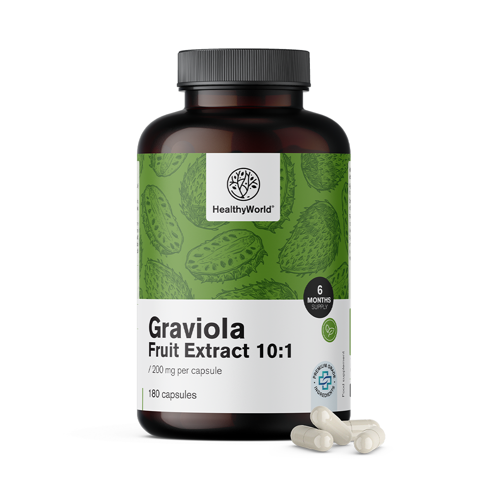 Graviola 200 mg - extract 10:1Graviola 200 mg - extract 10:1