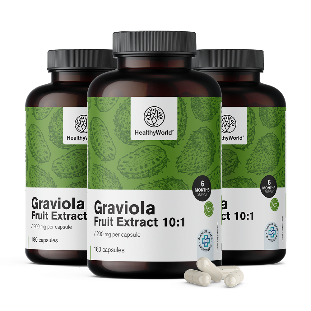 Graviola 200 mg - extract 10:1Graviola 200 mg - extract 10:1