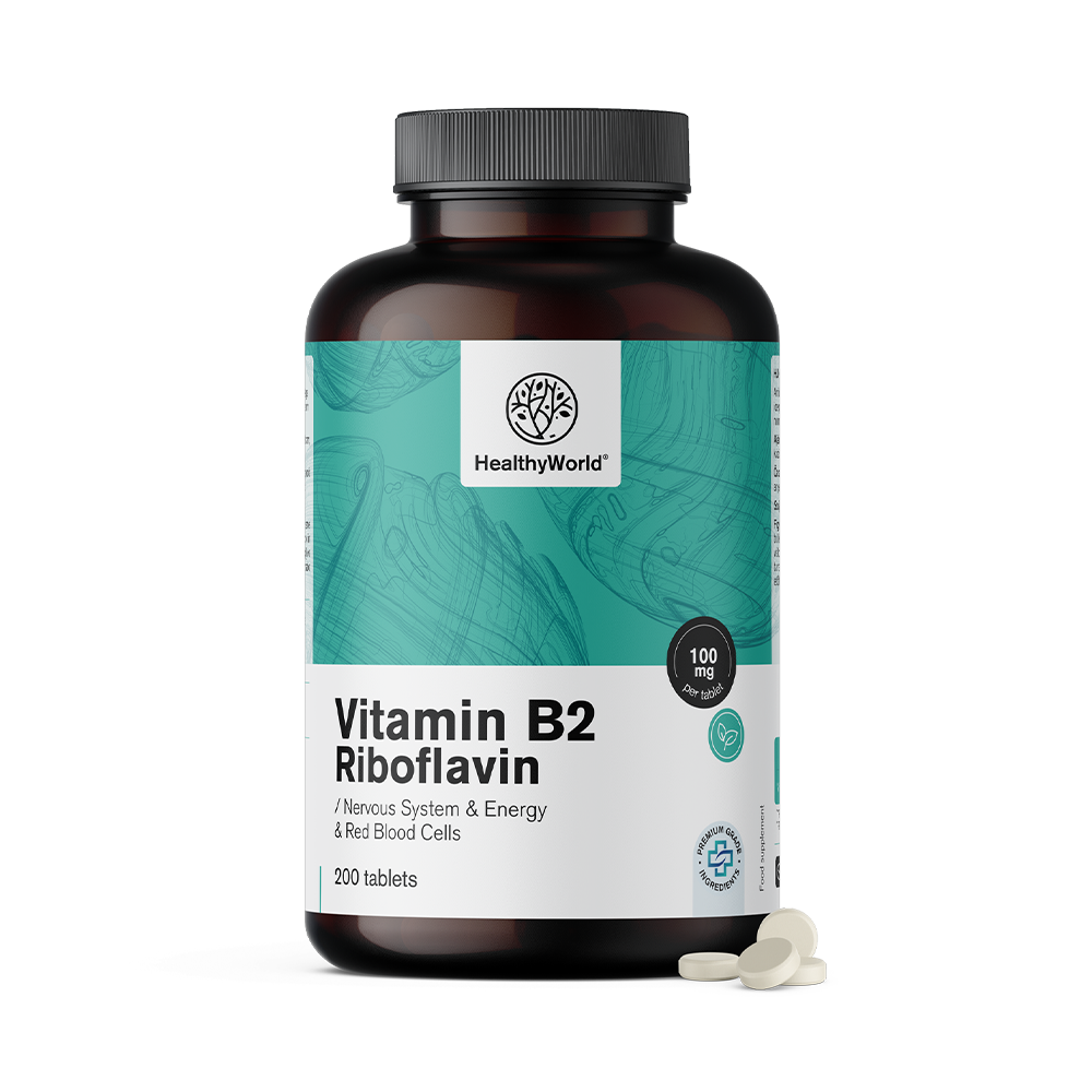 Vitamina B2 - riboflavina 100 mgVitamina B2 - riboflavina 100 mg