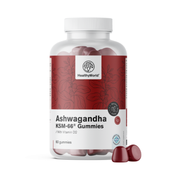 Ashwagandha KSM-66 300 mg, 60 de bomboane gumate