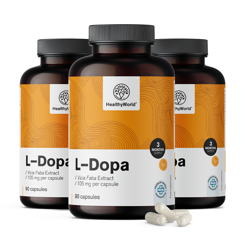 L-dopa 105 mg - din extract de fasole