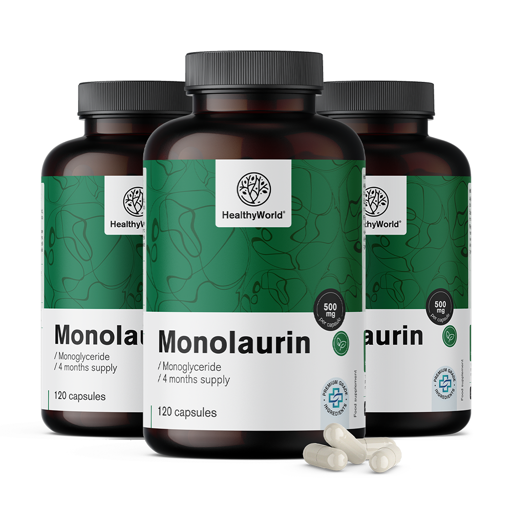 Monolaurin 500 mg în capsule