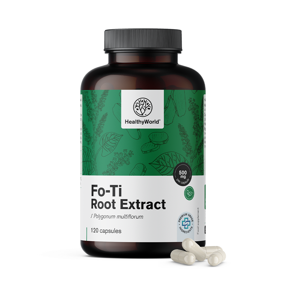 Fo-Ti (He Shou Wu) 500 mg - extract 10:1Fo-Ti (He Shou Wu) 500 mg - extract 10:1