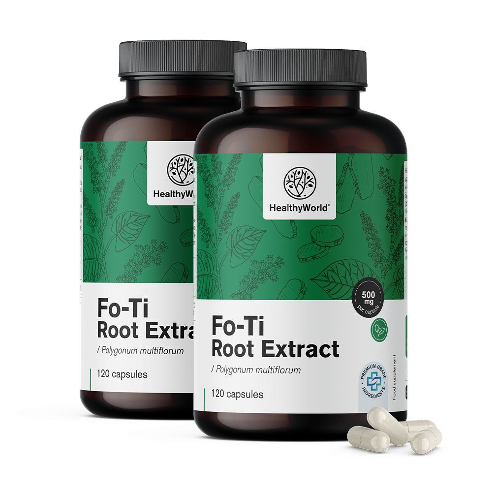 Fo-Ti (He Shou Wu) 500 mg - extract 10:1Fo-Ti (He Shou Wu) 500 mg - extract 10:1