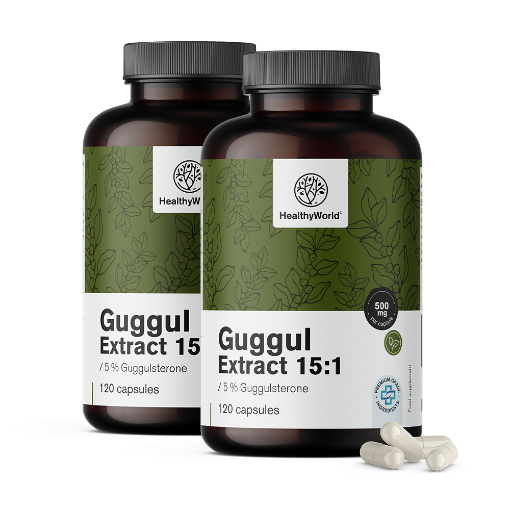 Guggul 500 mg - extract 15:1Guggul 500 mg - extract 15:1