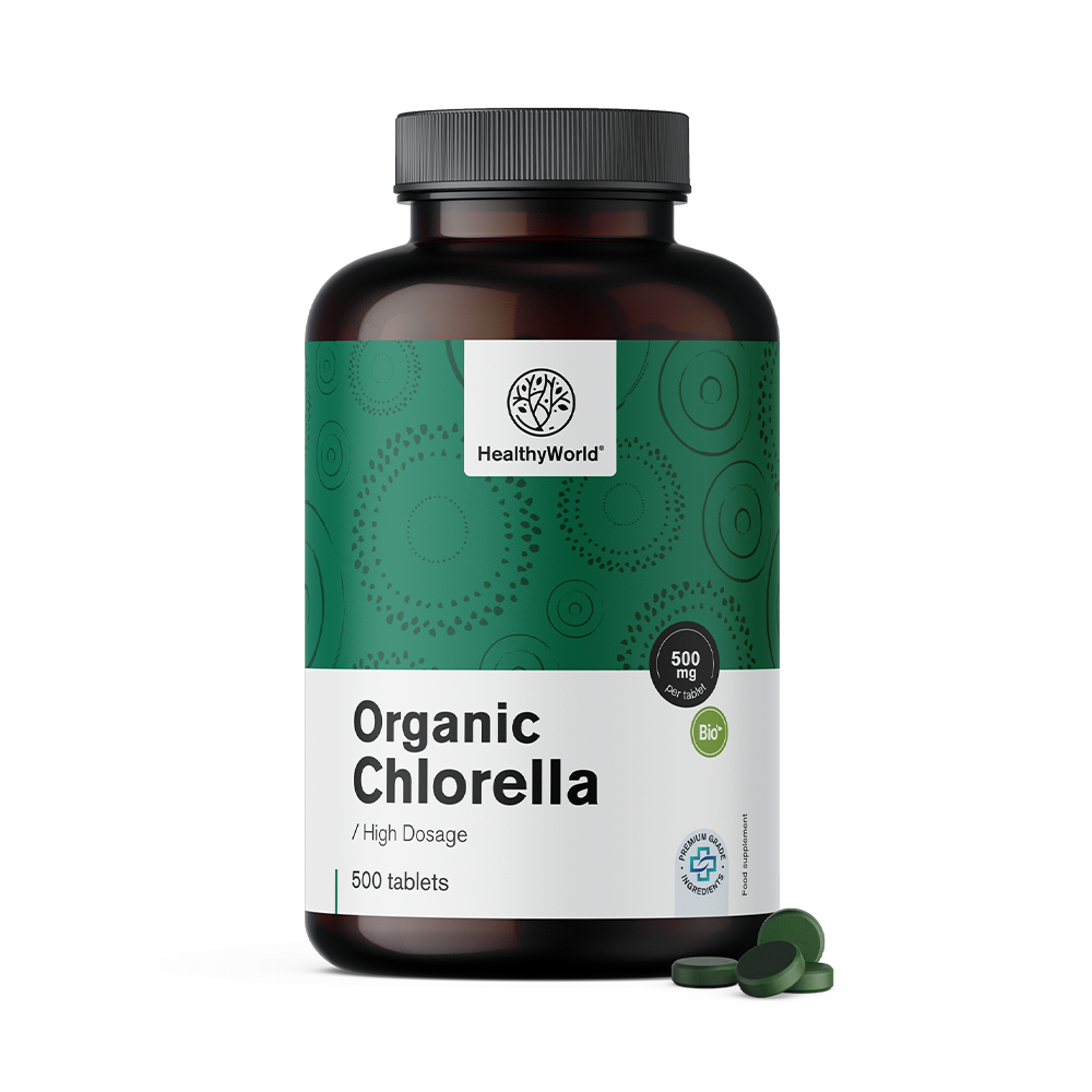 BIO Chlorella 500 mg. BIO Chlorella 500 mg.