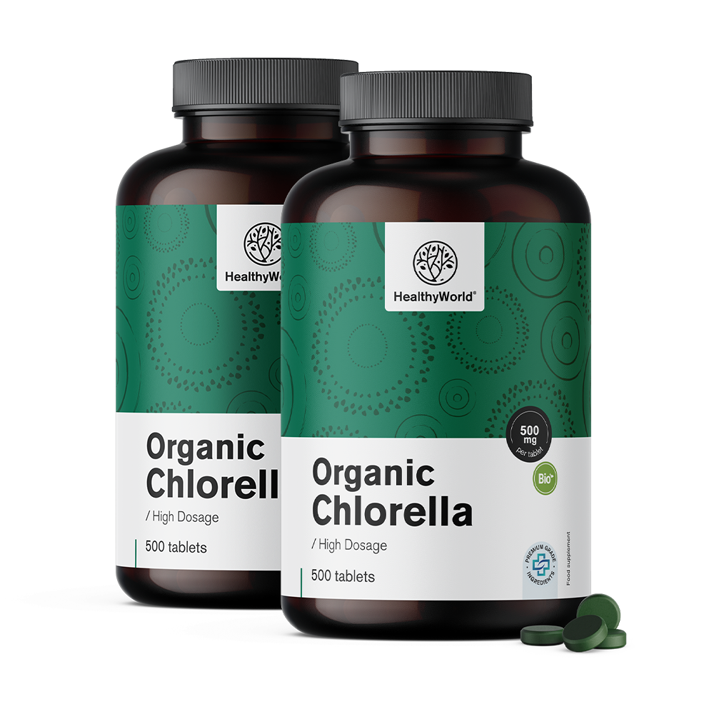 BIO Chlorella 500 mg. BIO Chlorella 500 mg.