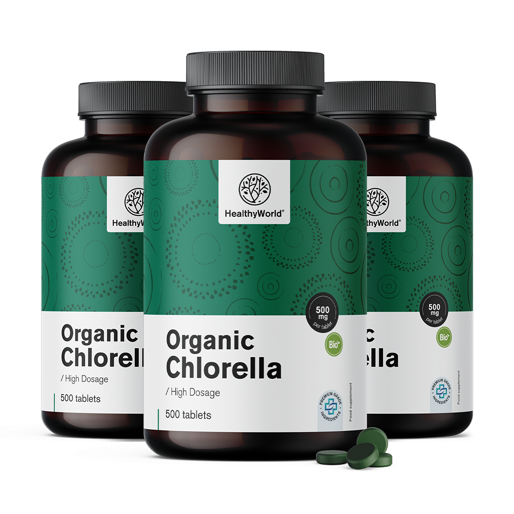 BIO Chlorella 500 mg. BIO Chlorella 500 mg.