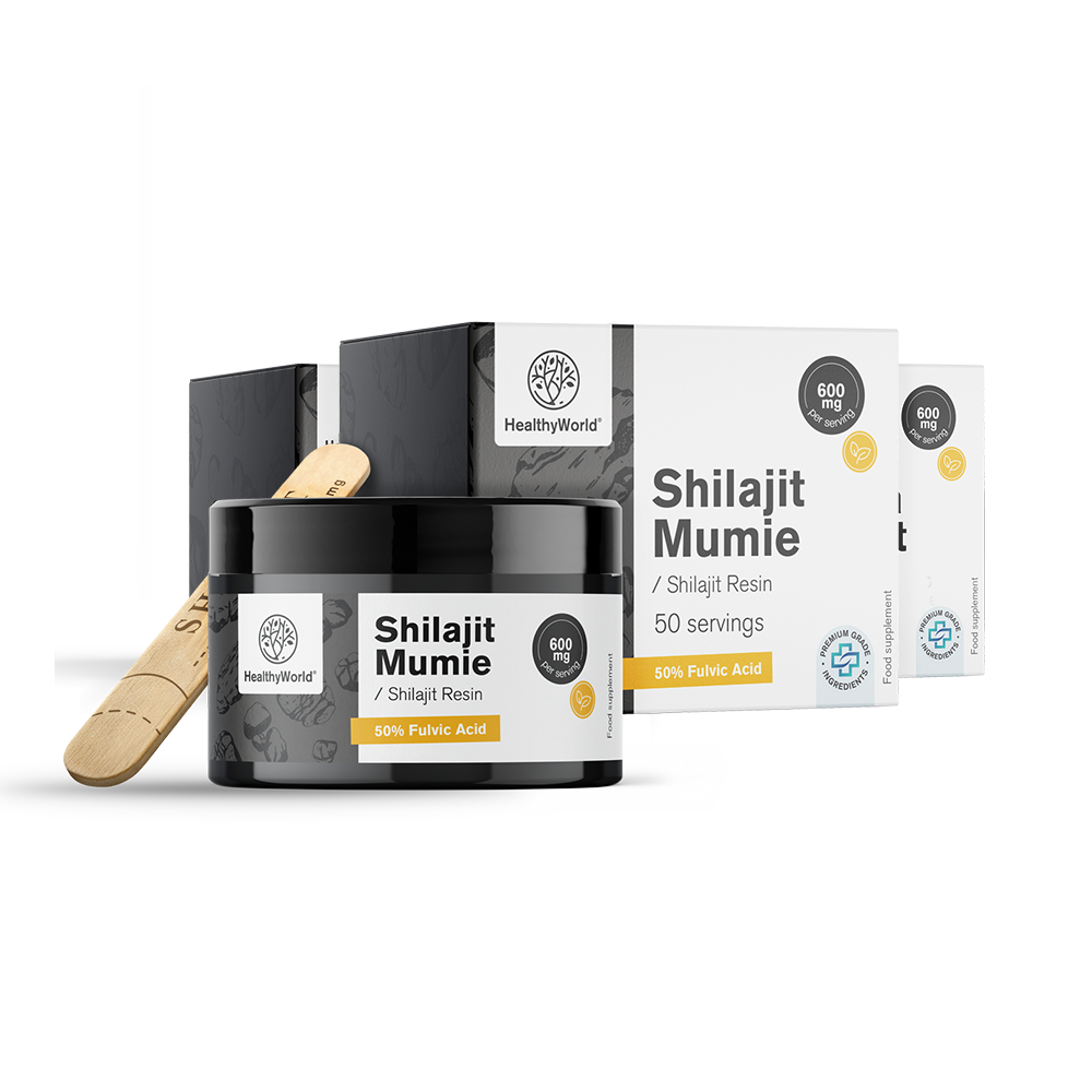 Shilajit Mumie 600 mg – rășină