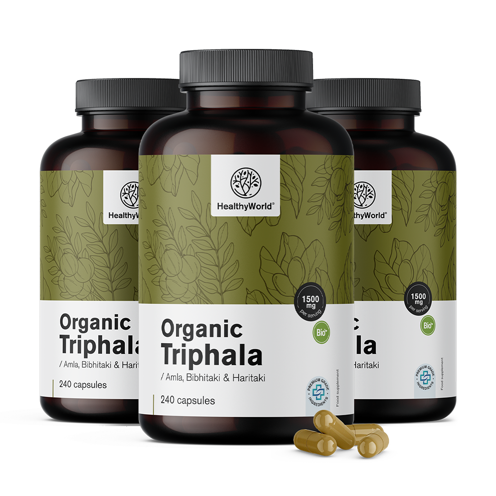 BIO Triphala în pulbere.